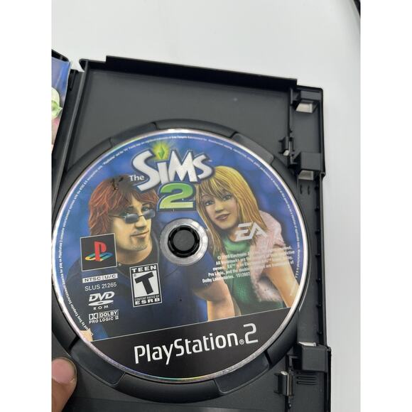 Sims 2 (Sony PlayStation 2, 2005) BLACK LABEL Complete & Tested FREE S/H - Picture 7 of 7